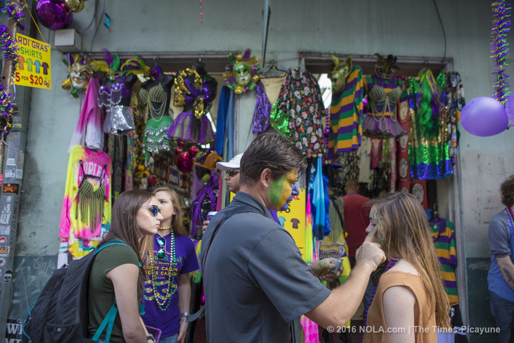 Lundi Gras in the French Quarter 2017